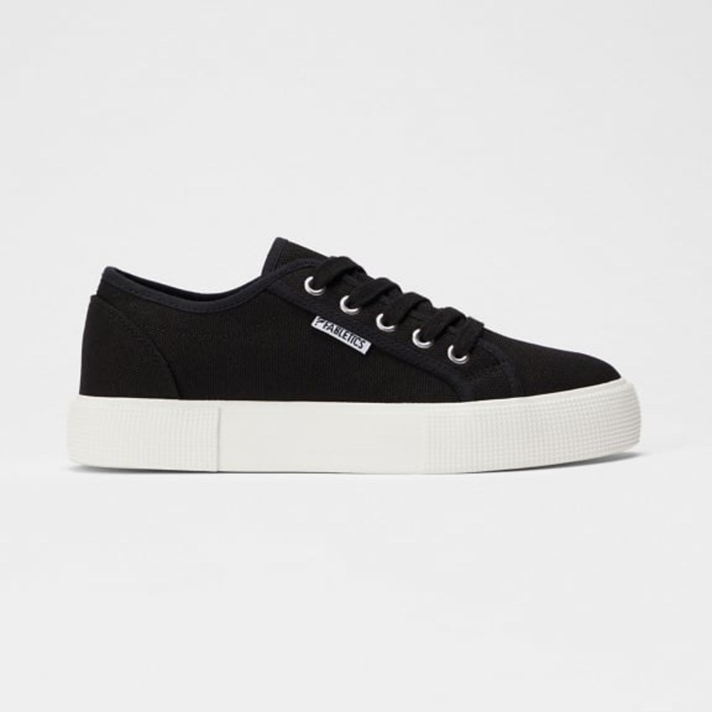 Fabletics Black and White Platform Sneakers
